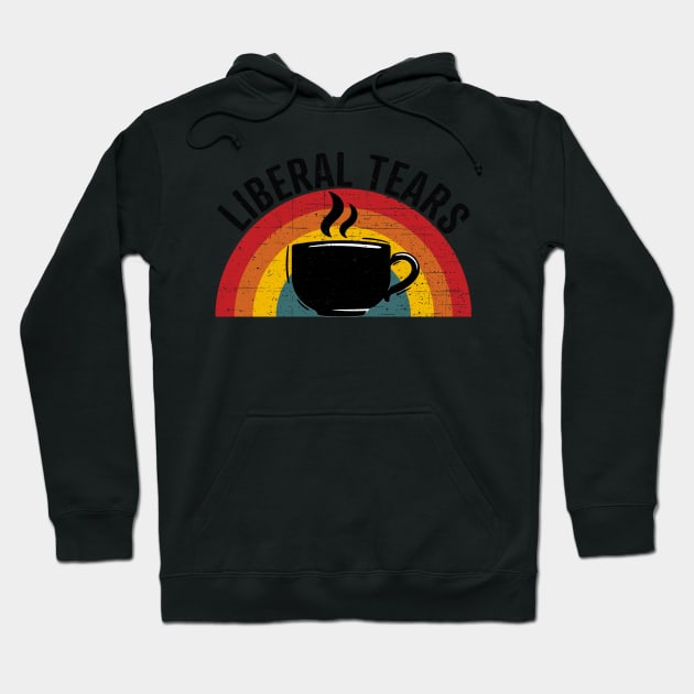 Liberal Tears Sunset Retro Gift Hoodie by Creative Endeavors